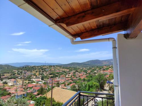 a view from the balcony of a house at Juliette Apartments in Faraklata