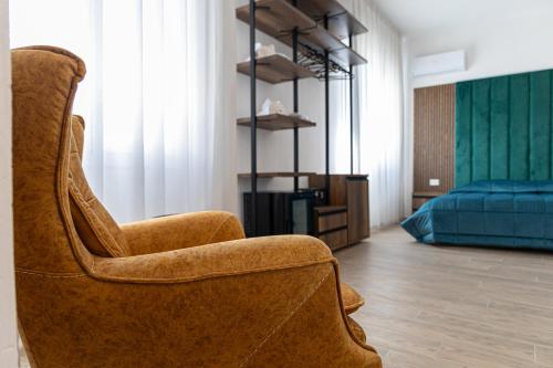 Ruang duduk di Hotel Levante Cesenatico