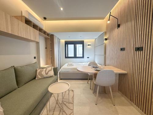 Χώρος καθιστικού στο Anna Tiny Apartments