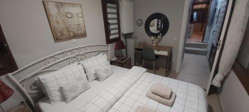 Katil atau katil-katil dalam bilik di Studio-Appartement Isidora