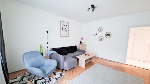 Χώρος καθιστικού στο Május 1 apartman