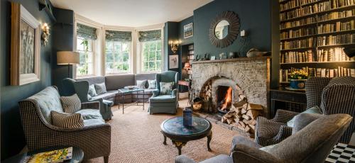 Un lugar para sentarse en The Swan Hotel