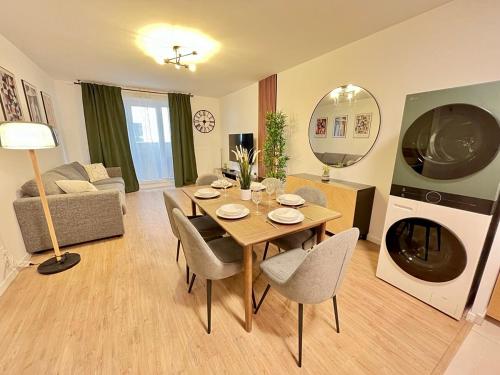 Et opholdsområde på T2D Apartment - Suite Gallery Disneyland Paris