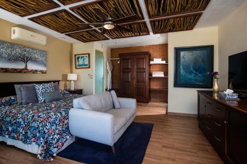 Гостиная зона в Villa Bella Bed & Breakfast Inn