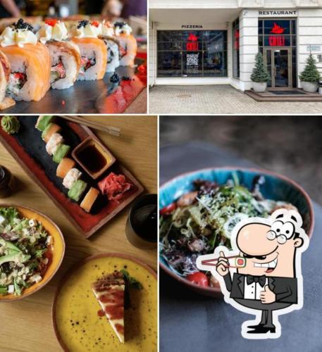 a collage of pictures of different types of food at АРКАДИЯ ОДЕССА Новые апартаменты ЖК Родос Black Sea in Odesa