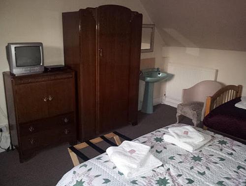 A television and/or entertainment center at Norlaggan 