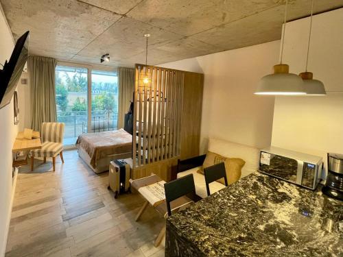 Posezení v ubytování Depto Monoambiente 108 con 24hs de seguridad