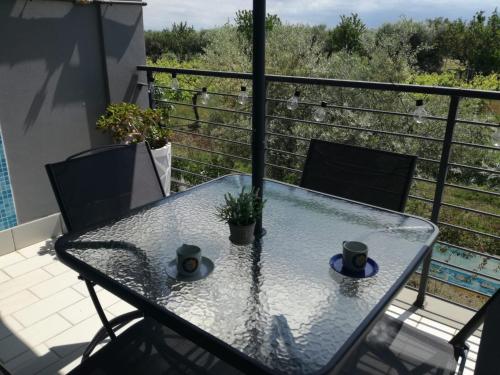 Balkón nebo terasa v ubytování Collina sul mare