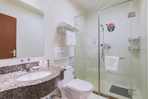 Bagno di GreenTree Inn Beijing Tonzhou Maju Bridge No.2 Express Hotel