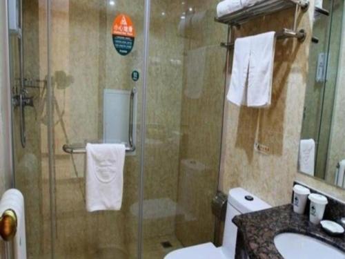 Bagno di GreenTree Inn Beijing Tonzhou Maju Bridge No.2 Express Hotel