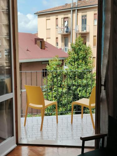 Μπαλκόνι ή βεράντα στο Cosy flat la Casa di Gianco