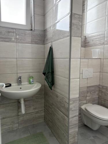 Koupelna v ubytování Apartman Jasmina