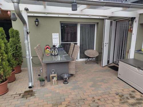 Μπαλκόνι ή βεράντα στο Kleines privates Zimmer im Jüterboger Stadtkern