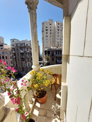 Balkón nebo terasa v ubytování Arab Boutique I Alexandria I Downtown