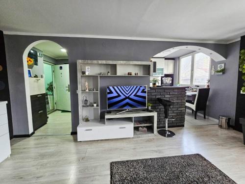 TV a/nebo společenská místnost v ubytování Savić Apartment CENTER - PARKING FREE