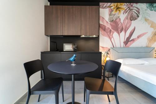 Ένα ή περισσότερα κρεβάτια σε δωμάτιο στο Casa Matilde