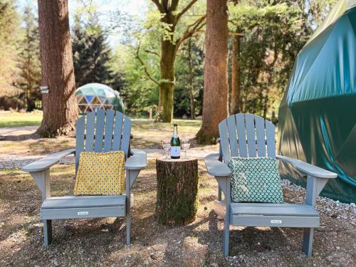 Κήπος έξω από το High Moor Glamping