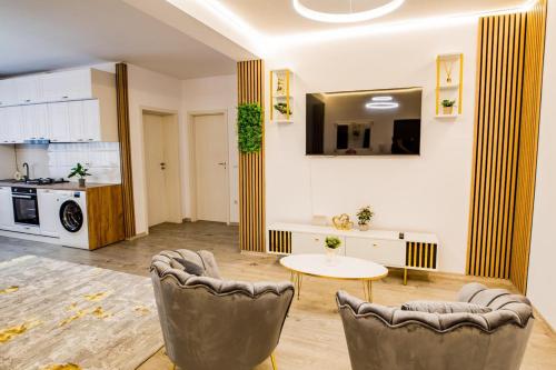 Η κουζίνα ή μικρή κουζίνα στο Apartament Domus Regis