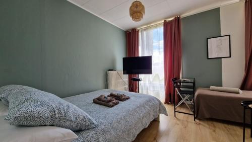 Photo de la galerie de l'établissement Studio spacieux et intimiste Lyon 8 avec Parking Fibre Tram T4, à Lyon