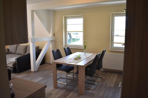 Χώρος καθιστικού στο Ferienwohnung 1