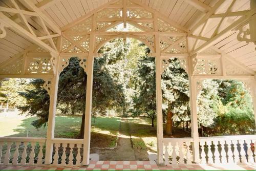 Zahrada ubytování Platan Apartman