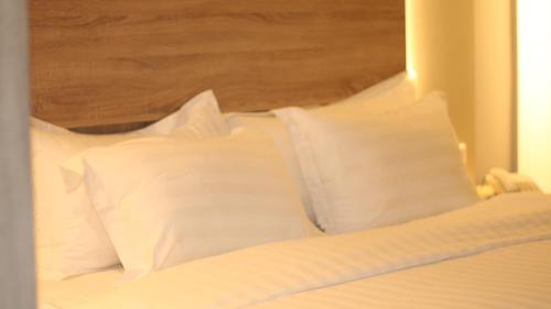 Cama o camas de una habitación en Aysel Hotel