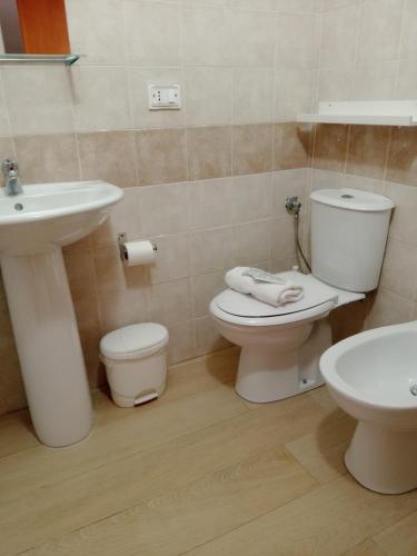 Koupelna v ubytování B&B Scogli Bianchi