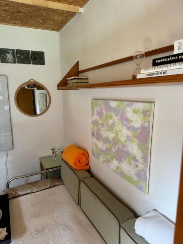 Koupelna v ubytování Tiny Home Kontík
