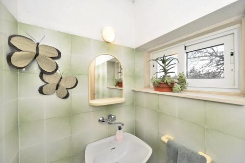 Ένα μπάνιο στο Apartments Franka