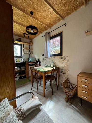 Zona de estar de Tiny Home Kontík