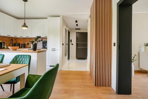 Kuchyň nebo kuchyňský kout v ubytování Apartament u Agi 2