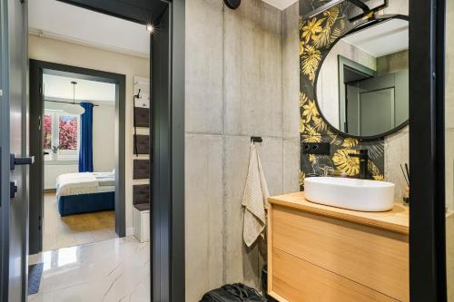 Koupelna v ubytování Apartament u Agi 2