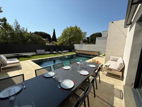 Villa 200m2 -plages - piscine chauffée