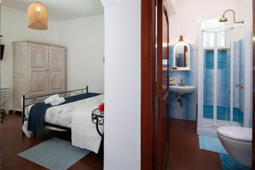 Koupelna v ubytování B&b DORMIDAME'