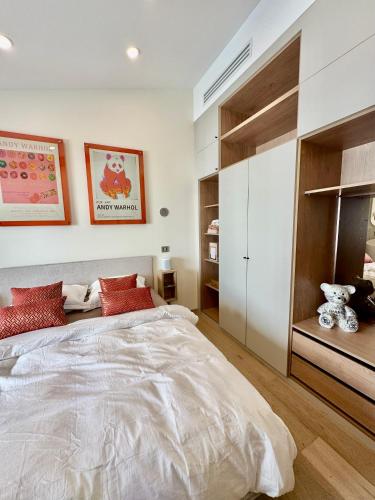 Ein Bett oder Betten in einem Zimmer der Unterkunft Le Palais Aubernon