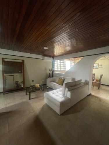 Χώρος καθιστικού στο Apartamento Amoblado Refugio Urbano en Mérida