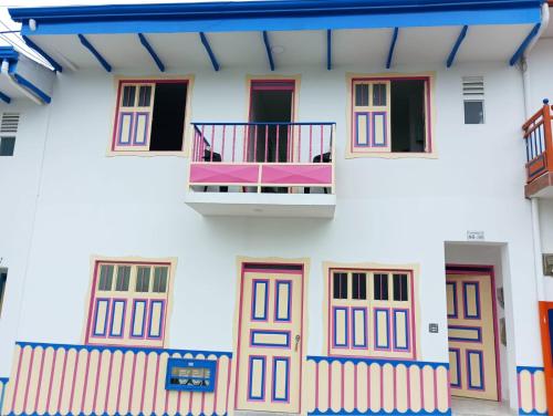 Balkón nebo terasa v ubytování Natura 3 habitaciones rosado