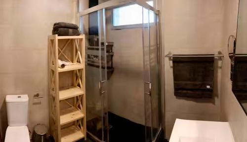 Koupelna v ubytování Cala Beach