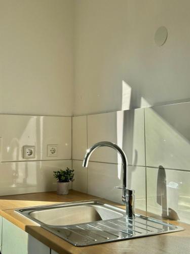 Η κουζίνα ή μικρή κουζίνα στο Stilvoll - Designwohnung nahe Westfield Centro