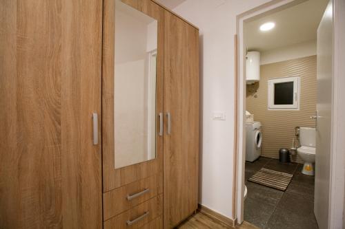 Koupelna v ubytování Apartment Irma