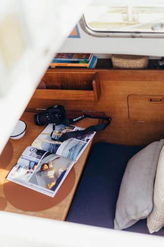 Life On Board in a Vintage Sailboat photo 2