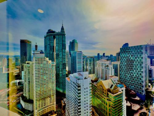 Nespecifikovaný výhled na destinaci Kuala Lumpur nebo výhled na město při pohledu z apartmánu