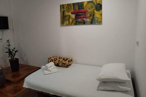 Voodi või voodid majutusasutuse Apartments with parking space Gornji Karin, Novigrad - 21514 toas