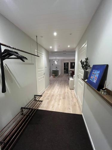 Pusat kecergasan dan/atau kemudahan kecergasan di Cozy Villa in Härryda