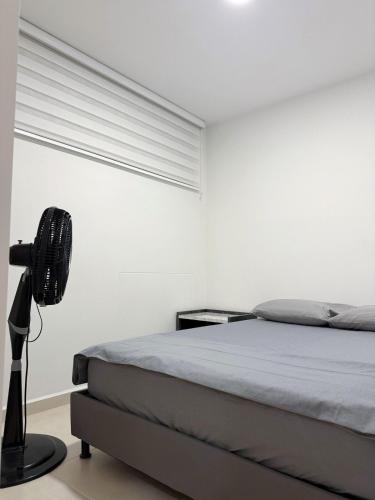 Postel nebo postele na pokoji v ubytování Apartamento Nuevo Central