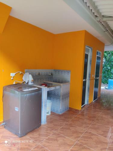 Η κουζίνα ή μικρή κουζίνα στο Finca Villa Jardines