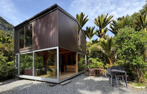 Zahrada ubytování Punakaiki Forest Retreat