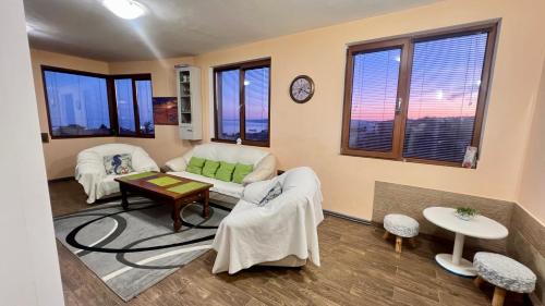 Posezení v ubytování Apartment Panorama View