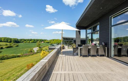Μπαλκόνι ή βεράντα στο 3 Bedroom Awesome Home In Aabenraa