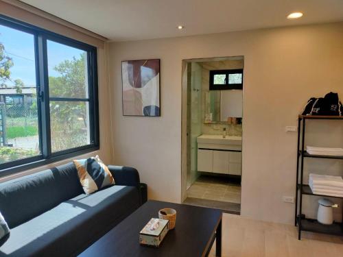 Χώρος καθιστικού στο Chao Zhou 86 B&B